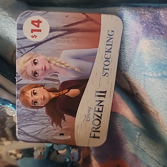 Disney Frozen II Elsa Flip Sequins Christmas 15” Stocking - New With Tags - Picture 5 of 7